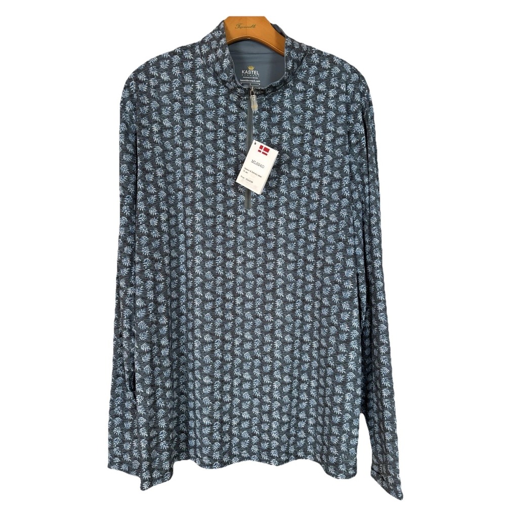 Kastel Denmark Long Sleeve Performace Activewear Floral‎ Print UPF 30+ SZ M NEW
